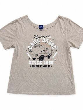 Urban Planet Beige Graphic Short Sleeve Tee